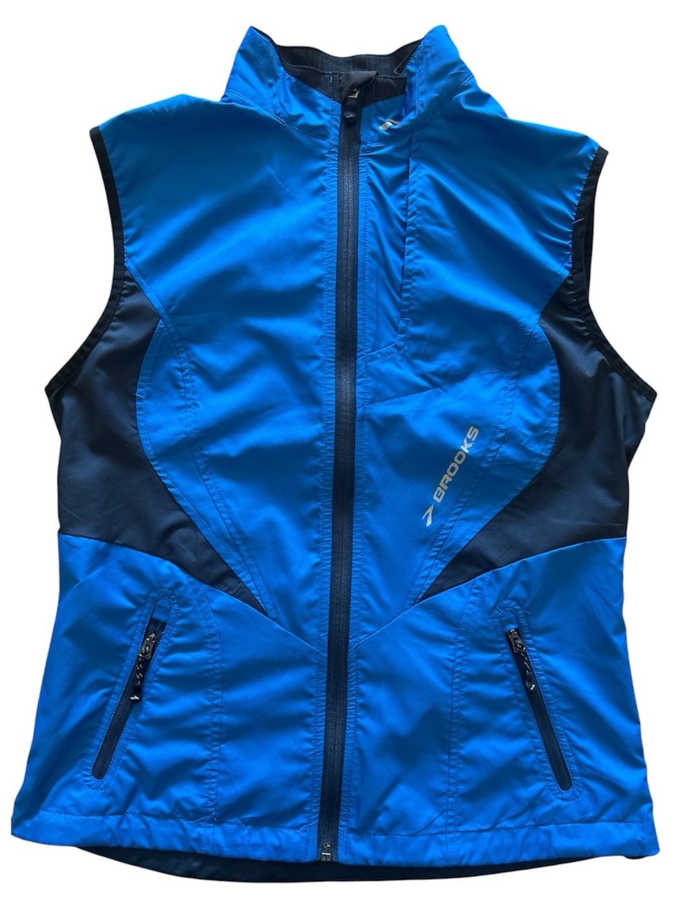 Brooks Blue Shelter Technology Reflective Running/Hiking Vest Size M
